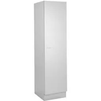 Hochschrank Küchenhochschrank TOP, Weiß matt, 1 Tür, B 50 x H 200 x T 60 cm, Kunststoffgriff in weiß