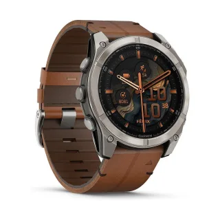 Garmin Smartwatch Fenix 8 - 51 mm AMOLED Sapphire Graphit Carbongrau Titan 010-02905-40
