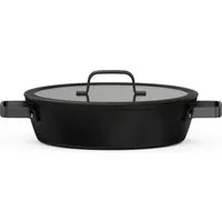 Hanseatic Servierpfanne ALU PRO, Aluminium (1-tlg., 1x Pfanne 28 cm mit Deckel), Profi Pfanne mit Antihaftbeschichtung, für alle Herdarten, Induktion
