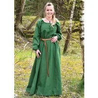 Battle Merchant Ritter-Kostüm Mittelalterkleid, Unterkleid Ana, grün XL