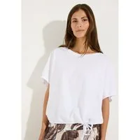 MORE&MORE Kurzarmshirt oversized 1/2 Arm Shirt, Tunnelzug