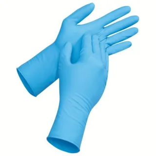 uvex u-fit strong N2000 Einweg Chemikalienschutzhandschuh Inhalt: 25 Stück in Box blau S - 6096207