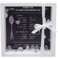ZauberDeko Geschenkbox Geldgeschenk Verpackung Diamantene Hochzeit Rezept für 60 Jahre Ehe