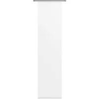 Neutex for you! Schiebegardine Galena Uni (1 St), Klettband, halbtransparent, inkl. Befestigungszubehör, Breite: 57 cm