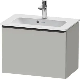 Duravit D-Neo Waschtischunterbau wandhängend Betongrau Matt 610x372x440 mm - DE42680BD070000 DE42680BD070000
