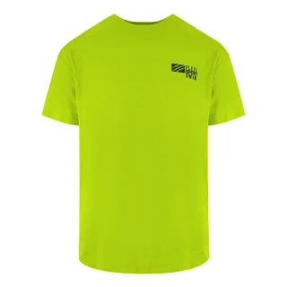 Basic Kurzarm Logo T-Shirt in Gelb