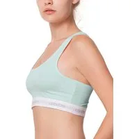 celodoro Bustier Bustier mit Webgummi-Bund - Sport Bra Top mit Markenlogo