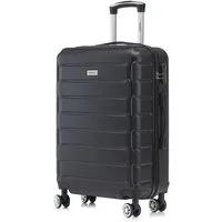 YONSLY Trolley Hartschalen-Trolley Hartschalenreisekoffer mit Zahlenschloss, 4 Rollen, Wasserabweisend Kratzfest Robust