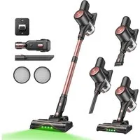 Vactidy Akku-Hand-und Stielstaubsauger V10 Pro, Akkustaubsauger,45Min,50KPa, 400 W, beutellos, Staubsauger Kabellos 50000Pa, 5 in 1 Akku Staubsauger, 45Min