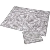 Macosa Home Spültuch Spül-Unterlage Spiegeltuch Küchentuch Spülmatte beige Muster, (2-tlg., 1x Spültuch 40 x 40 cm 1x Abtropfmatte 45 x 35 cm), Spül-Unterlage Spiegeltuch Küchentuch Spülmatte
