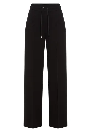 Marc Aurel - Hose aus strukturiertem Jersey black - Gr. - 46