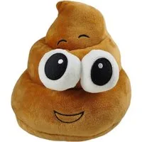Toys Amsterdam Dekokissen Emoticon Kackhaufen Kissen Poo Dekokissen Scheißhaufen Plüschtier