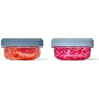OXO Good Grips Aufbewahrungssystem OXO Twist & Stack Behälter – 350ml – 2er Set, Kunststoff, (2-tlg), ideal für Meal Prep