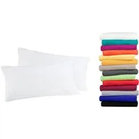 MOON Heimtextilien Kissenbezug / Seitenschläferkissenbezug 2er Pack MOON-Luxury Linon 100% Baumwolle, Linon