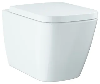 GROHE Wand-Tiefpsül-WC Set BauEdge Keramik 106740 Abgang waagerecht alpinweiß, 106740SH00 106740SH00