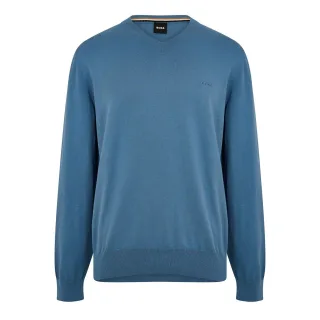 Boss - Sweatshirt für Herren, V-Ausschnitt, Jerseyware (Pastellblau)
