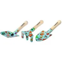 Moses. Verlag Spielzeug-Gartenset Krabbelkäfer Gartenwerkzeug-Set für Kinder, 3-teilig, (Gartenschaufel, Handspaten und Unkrautharke)