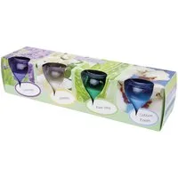 HS Candle Duftkerze "Selection" Duftmix (Set, 4-tlg), Floral Selection, Duftnote blumig, bis zu 18h Brenndauer pro Kerze