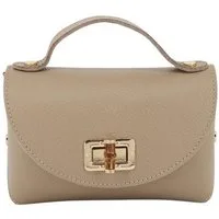 BRISE TASCHE Schultertasche Mini – Elegante kleine Wildleder & Nappaleder Tasche (Einzelartikel), Kompakt, leicht, weiches Wildleder