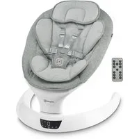 BabyGo Babywippe Elektrische Wippe mit Musik Swing, Timer-Einstellungen: 15, 30 und 60 Minuten