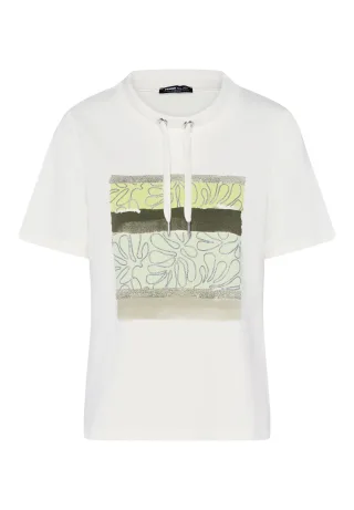 FRANK WALDER - Shirt CASUAL mit Tunnelzug lime green/khaki/ecru - Gr. - 42
