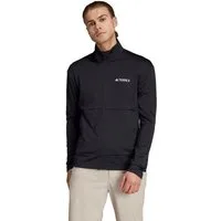 adidas Performance Fleecejacke Terrex Multi Light schwarz Herren