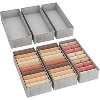 Lifewit Aufbewahrungsdose Schubladen Organizer, Kleiderschrank Organizer, Schrank Organizer und. (6 St)