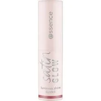Essence Lippenstift SATIN GLOW LUMINOUS SHINE LIPSTICK, 3-tlg., Satin-Finish, langanhaltend, Farbintensiv, hohe Deckkraft