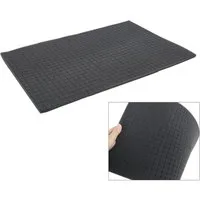HMF Rasterschaumstoff 1456-10 Rasterschaumstoff Würfelschaum, 345 x 550 mm, Double-Size, Koffereinlage, Tabletop Höhe: 10 mm
