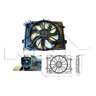 NRF K?hlerl?fter Hyundai Tucson Kia Sportage 2,0 47285