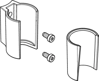 Hansgrohe Brausehalter Axor komplett chrom , 96295000 96295000