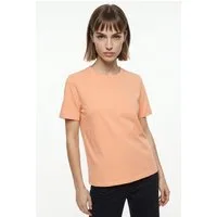Vero Moda Kurzarmshirt VMPAULINA SS T-SHIRT GA JRS NOOS Baumwolle, regular fit