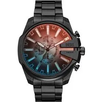 Diesel Chronograph Mega Chief Slim DZ4689, Quarzuhr, Armbanduhr, Herrenuhr, Edelstahlarmband, analog, Tag