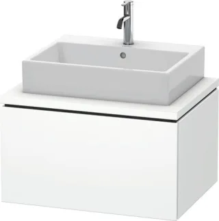 Duravit L-Cube Konsolenwaschtischunterbau wandhängend Weiß Matt 720x547x400 mm - LC581101818 LC581101818