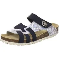 AFS-Schuhe 212040 Kralle Pantolette für Damen mit Fußbett, bequeme Sandalen aus Leder