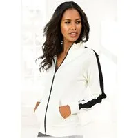 Bench. Loungewear Sweatjacke mit Seitenstreifen und Stehkragen, Home- und Loungewear Serie