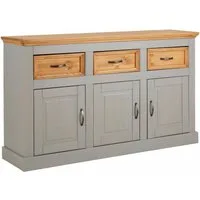 OTTO home Sideboard Selma, Kommode aus massivem Kiefernholz, Breite 145 cm
