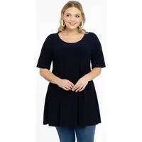 YOEK Langarmshirt Damen T-Shirt Große Größen