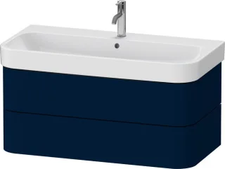 Duravit Happy D.2 Plus Waschtischunterbau wandhängend Nachtblau Seidenmatt 975x490x415 mm - HP438809 HP4388098980000