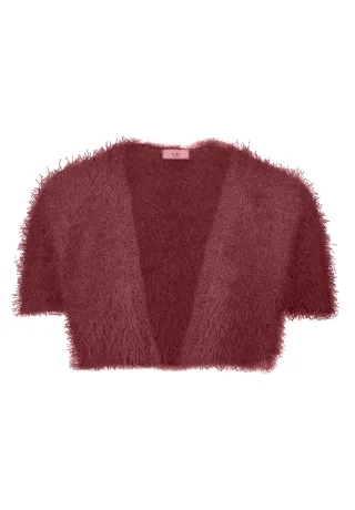 VM by Vera Mont - Sommer-Strickjacke Dark Fuchsia - Gr. - L