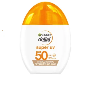 Delial Super Uv Aqua Erfrischendes Gesichtsfluid Mit Farbe Lsf 50 40 ml