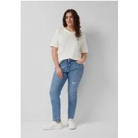 s.Oliver Skinny-fit-Jeans Jeans-Hose Jeans / Skinny Fit / Mid Rise / Skinny Leg / Destroyed-Effekt