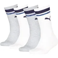 PUMA Socken PUMA BOYS HERITAGE STRIPE CREW (4 Paar)