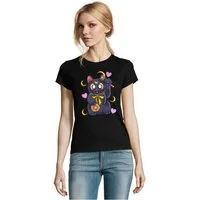 Blondie & Brownie T-Shirt Süße Sailor Katze Cat Luna Moon Anime Manga Damen Fun Shirt in vielen Farben