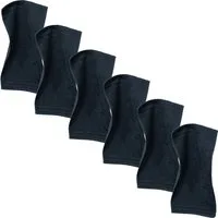 Erwin Müller Gästehandtuch Gästetuch "Heidelberg" 6er-Pack, Frottier, Walk-Frottier Uni