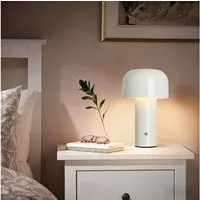 OTTO home LED Tischleuchte Ronno, Dimmer, Dimmfunktion, Ein-/Ausschalter, Farbsteuerung, USB-Ladefunktion, mehrere Helligkeitsstufen, LED fest integriert, warmweiß - kaltweiß, USB-C, Akku, Typ-C-Ladekabel, CCT, Tischlampe kabellos, Akkulampe