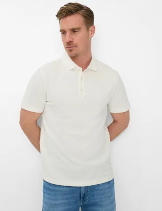 Brax Herren Polo Style PAN offwhite, cremeweiß, Gr. XXXL