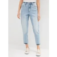 bonprix Mom-Jeans Loose Fit, Stretch-Anteil, 5-Pocket-Design