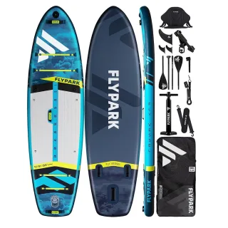 [EU Direct] WaveRite Flypark 325*89*15 Inflatable Stand Up Paddle Board Surfboard Complete Paddleboard Accessories Adjus