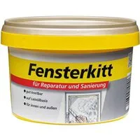düfa Dichtungskitt Fensterkitt 750 g Glaserkitt Türenkitt Leinöl Kitt, Für Fenster- und Türverglasung